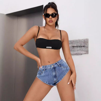 Ropa de mujer Pantalones vaqueros sexys Pantalones cortos de mezclilla