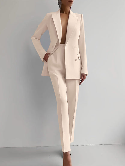 Costume de costume pour femmes, tenue d'affaires décontractée à la mode