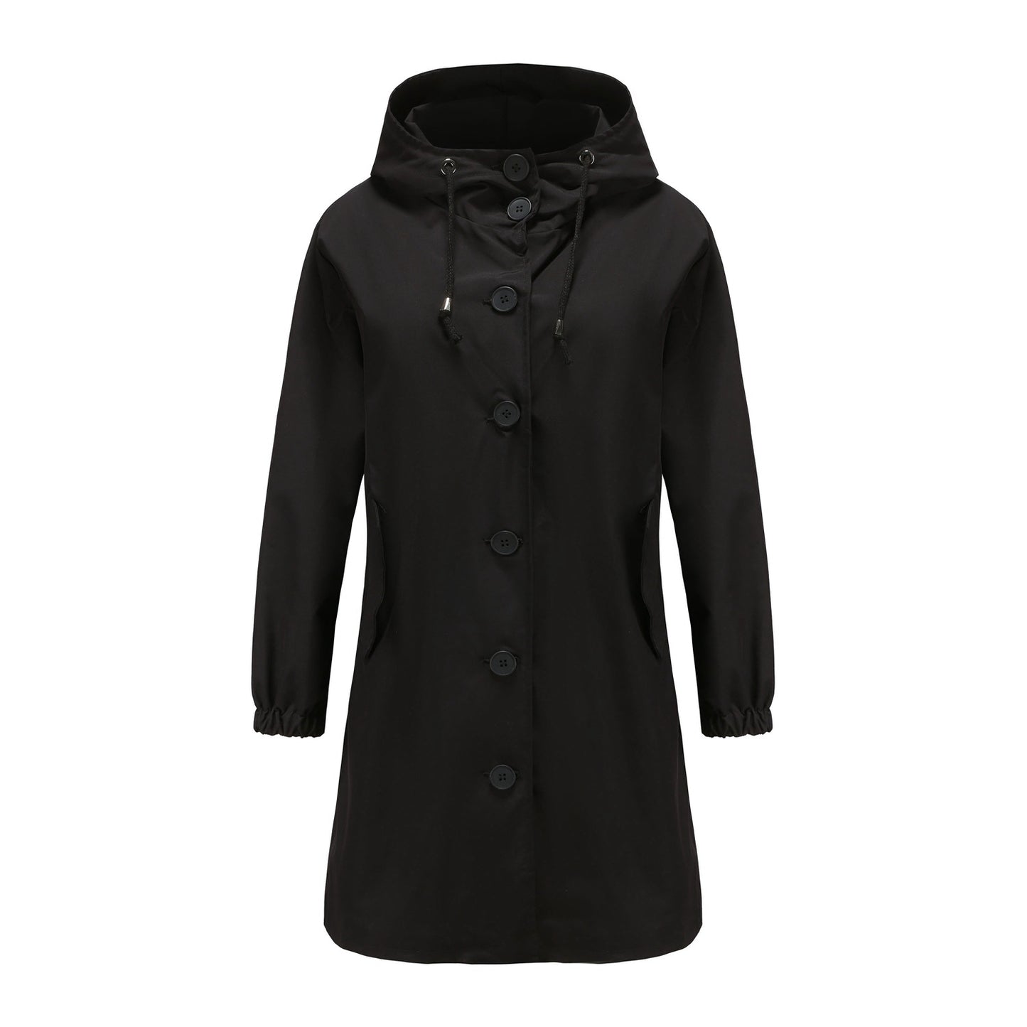 Autumn Winter Waterproof Anorak Women Casual Long Coat Women Loose Plus Size Outdoor Trench Coat