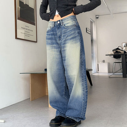 Pantalon en Denim à la mode, tendance, couleur contrastée, ample, jambes larges, Sexy, taille basse, décontracté, été