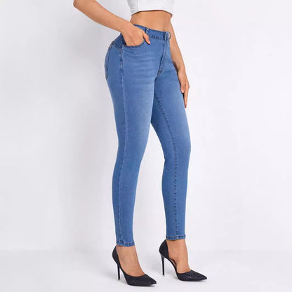 Women Clothing Tight Stretch Skinny Jeans Trousers