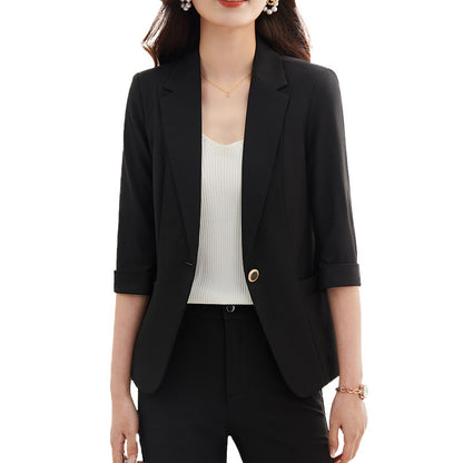 Women's Slim-fit 34 Sleeve Professional Suit