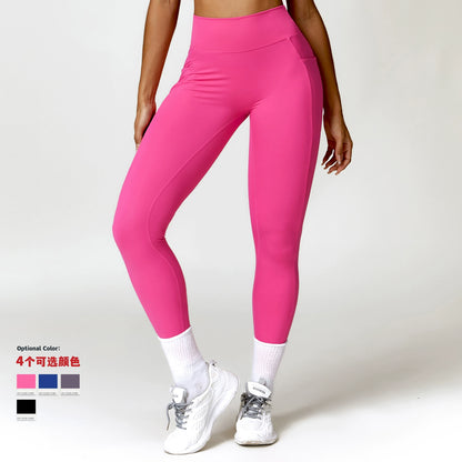 Pantalon de Yoga moulant à séchage rapide, pantalon de Fitness brossé taille haute, vêtements d'extérieur, Leggings de sport, de course à pied