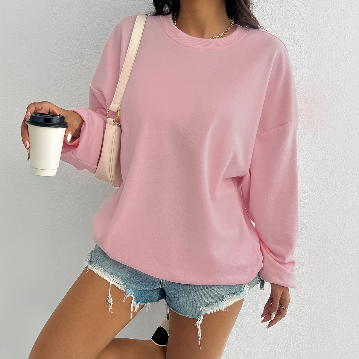 Autumn Winter Knitwear Women Casual Loose Long Sleeved Top Sweater