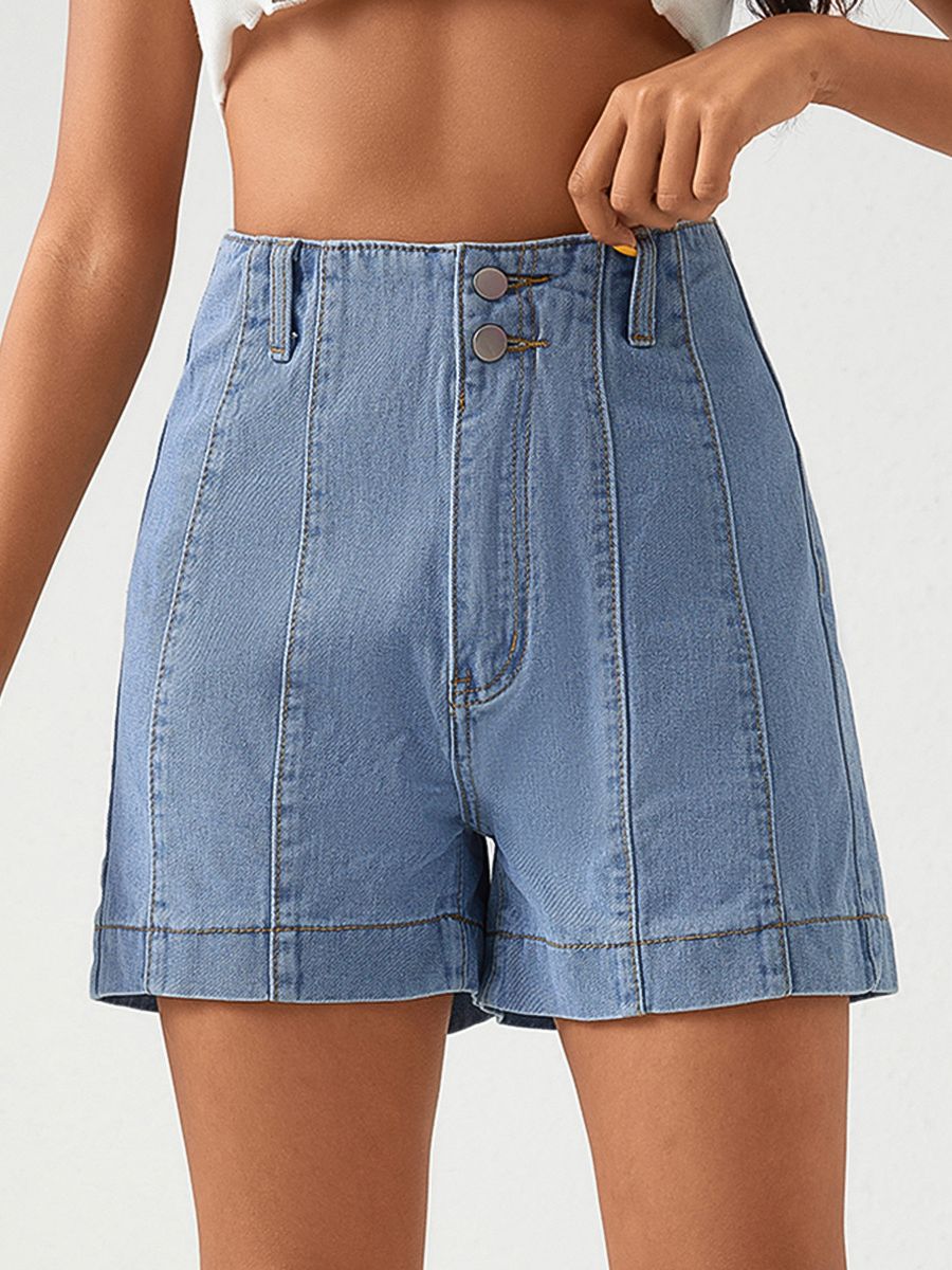 Denim femmes Shorts femmes été taille haute Denim Shorts pantalons décontractés tout assorti