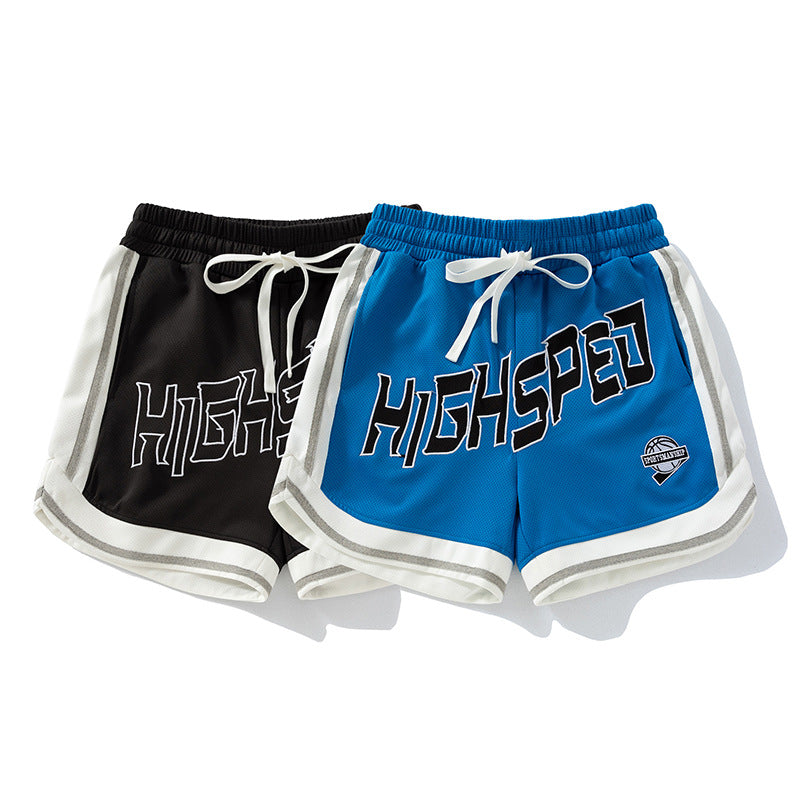 Summer Shorts Mesh Short Length Pants Oversize Loose Professional Basketball Quick Drying Breathable below the Knee