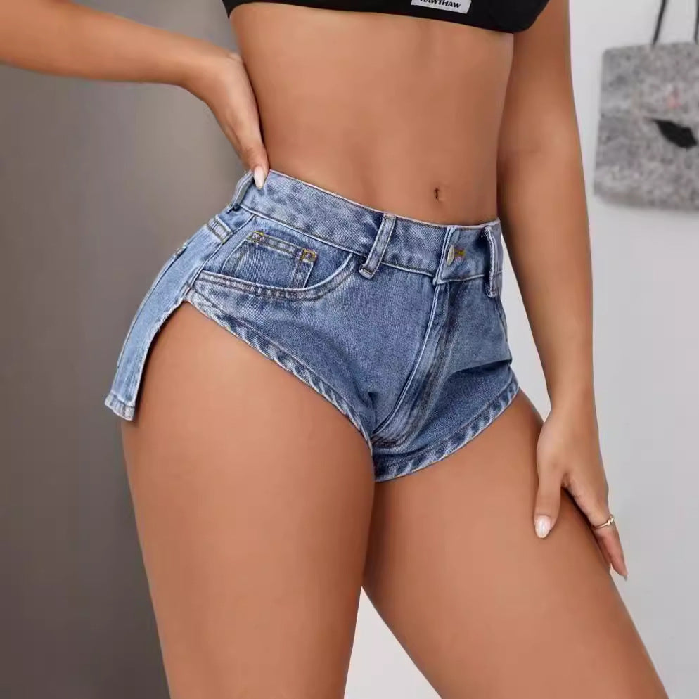 Ropa de mujer Pantalones vaqueros sexys Pantalones cortos de mezclilla