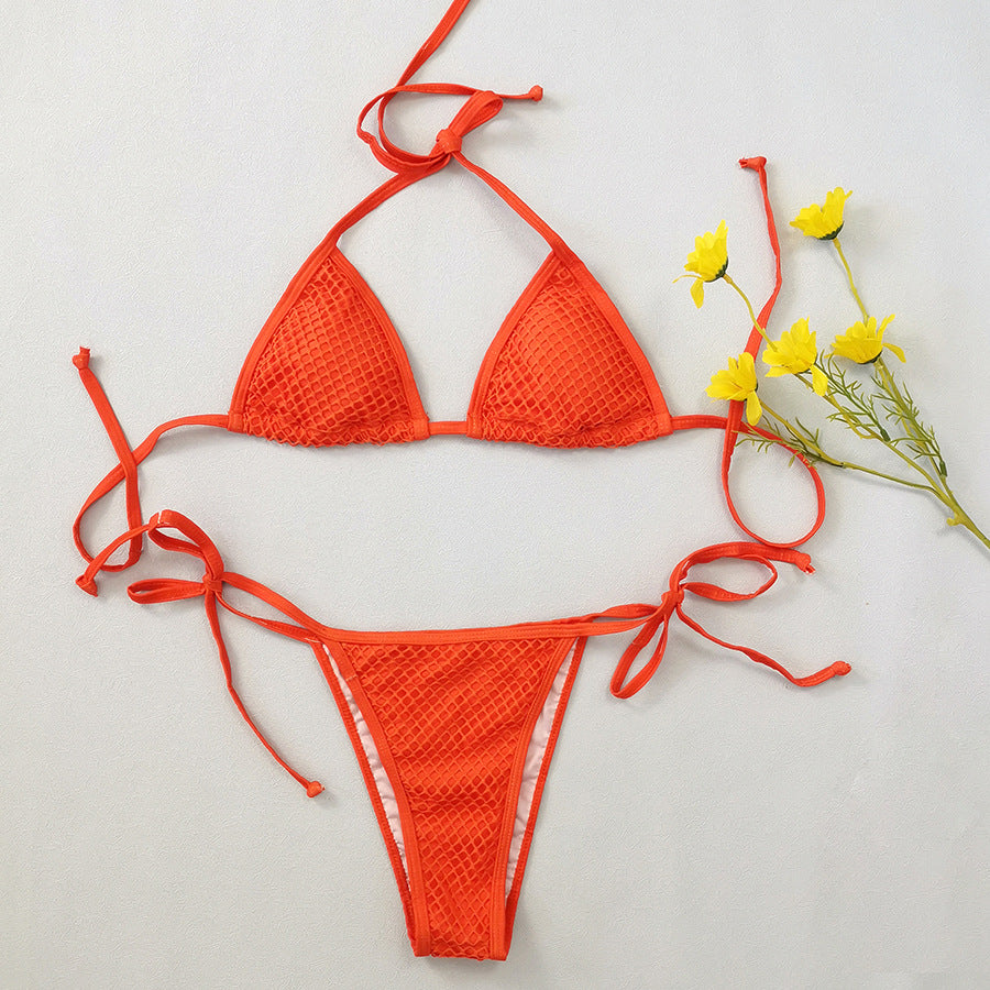 Women's Mesh Four-piece Bikini