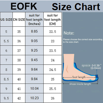 EOFK chaussures femme mocassins peu profond bureau mocassins confortables femmes chaussures plates plate-forme baskets sans lacet chaussures de conduite zapatilas Mujer