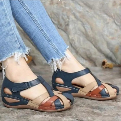 Sandalias de mujer de verano con punta abierta, zapatos de mujer, sandalias planas para mujer, sandalias antideslizantes, cómodas y ligeras para caminar