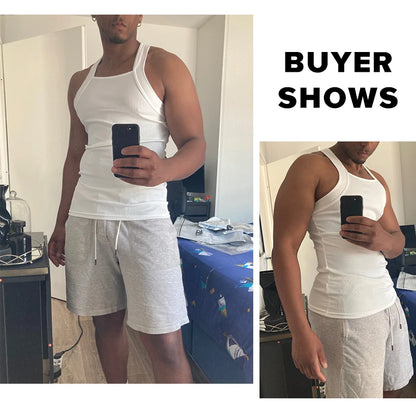 INCERUN-camisetas sin mangas de Color sólido con cuello redondo para hombre, chalecos informales ajustados para vacaciones, ropa de calle para fiesta, S-5XL, moda 2023