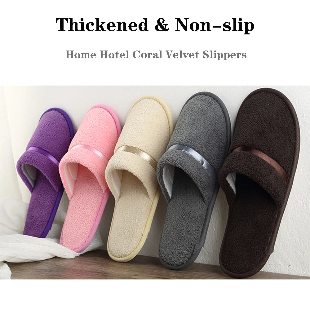 2023 Women's Men's Thick Soft Bottom Home Slippers Warm Platform Slippers Household Plush Anti-slip Slippers Indoor Winter Shoes