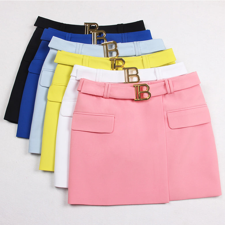 Trendy Summer Slim And Cool A-line Bag Hip Mini Skirt