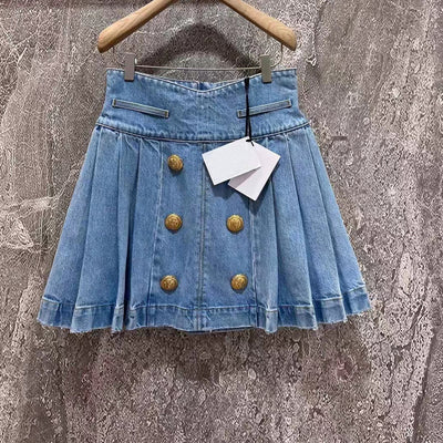 Women's Designer Niche Denim Skirt