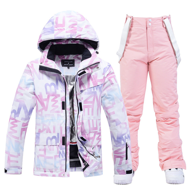 Women's Outdoor Windproof Water Repellent Ski Suit