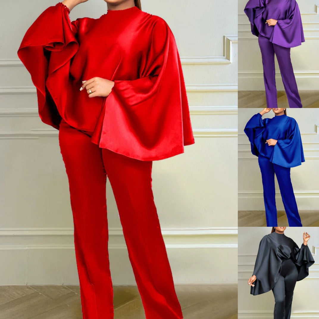 Women's Fashion Personality Cape Suit