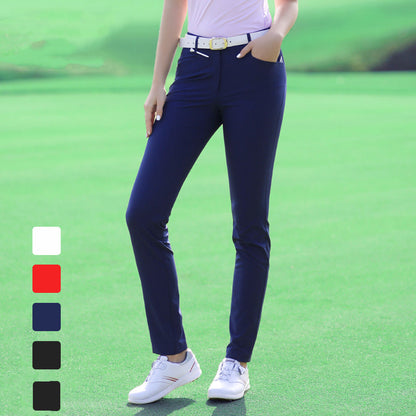 Women's Golf Pants Slim Fit Trousers