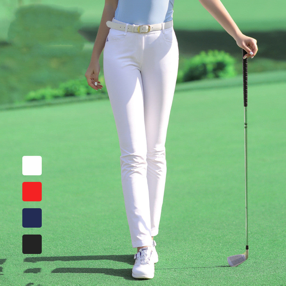 Women's Golf Pants Slim Fit Trousers