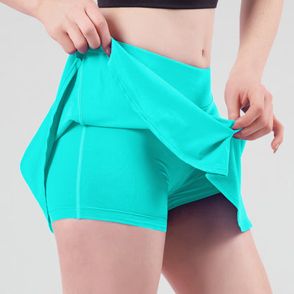 Falda pantalón deportiva con cintura ancha