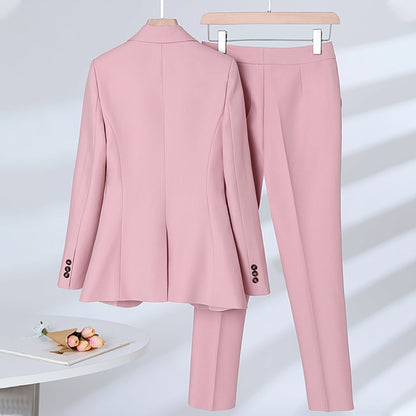 Women's President Small Suit Autumn And Winter Elegant Outfit Suit Vest Three-piece Suit