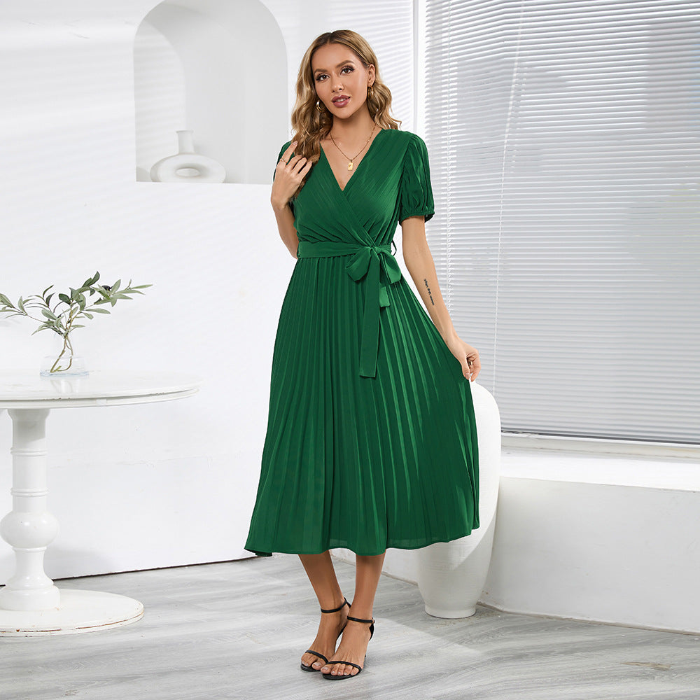 Women's Slim-fit Temperament Long Dress