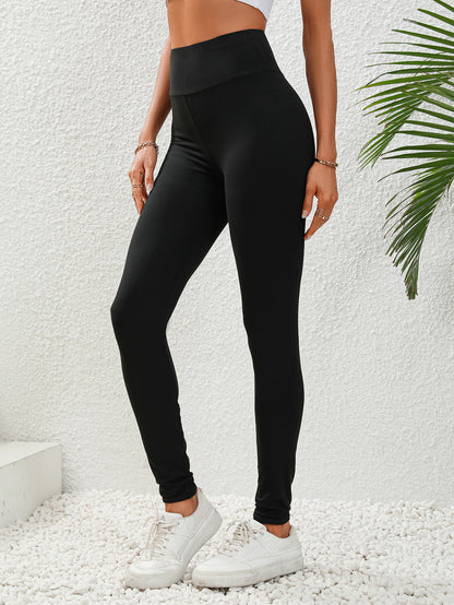 Leggings con cintura ancha