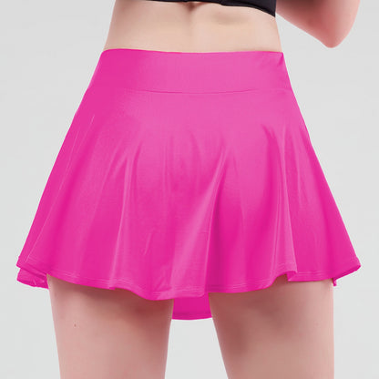 Falda pantalón deportiva con cintura ancha