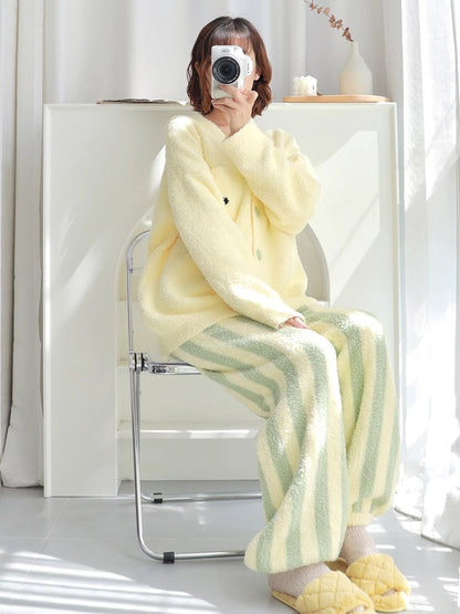 Cute Panda Home Wear Two-piece Suit